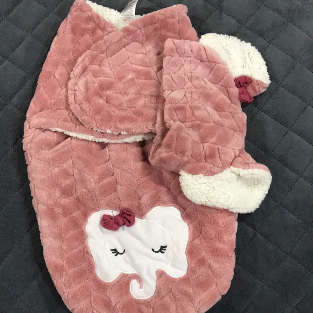 Swaddle with hat